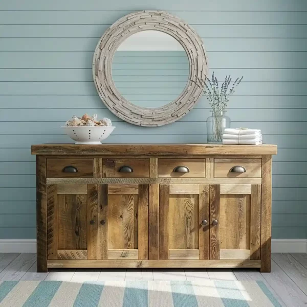 Reclaimed Barnwood Buffet 5' Width - Image 2