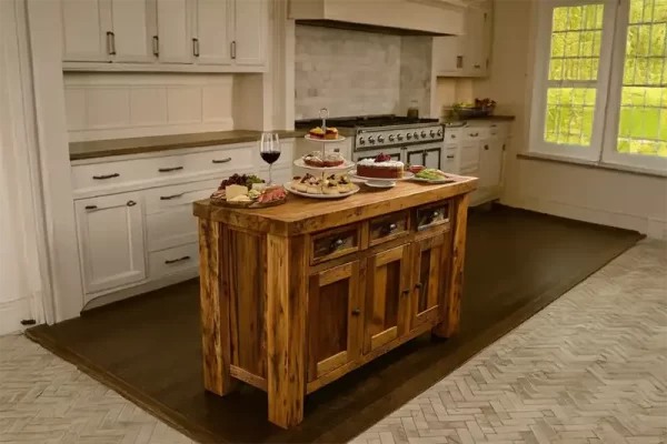 Barnwood Kitchen Island 5' Width