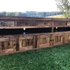 Reclaimed Barnwood TV Console 10' Width