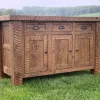 Oak Kitchen Island 5' Width