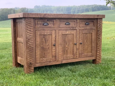 Oak Kitchen Island 5' Width