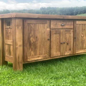 Barnwood Kitchen Island 6' - 8" Width