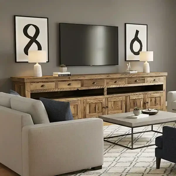 barn wood tv stand