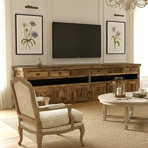 barn wood tv stand