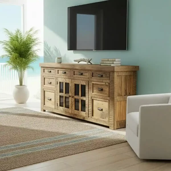 Reclaimed Barnwood TV Stand - Image 2
