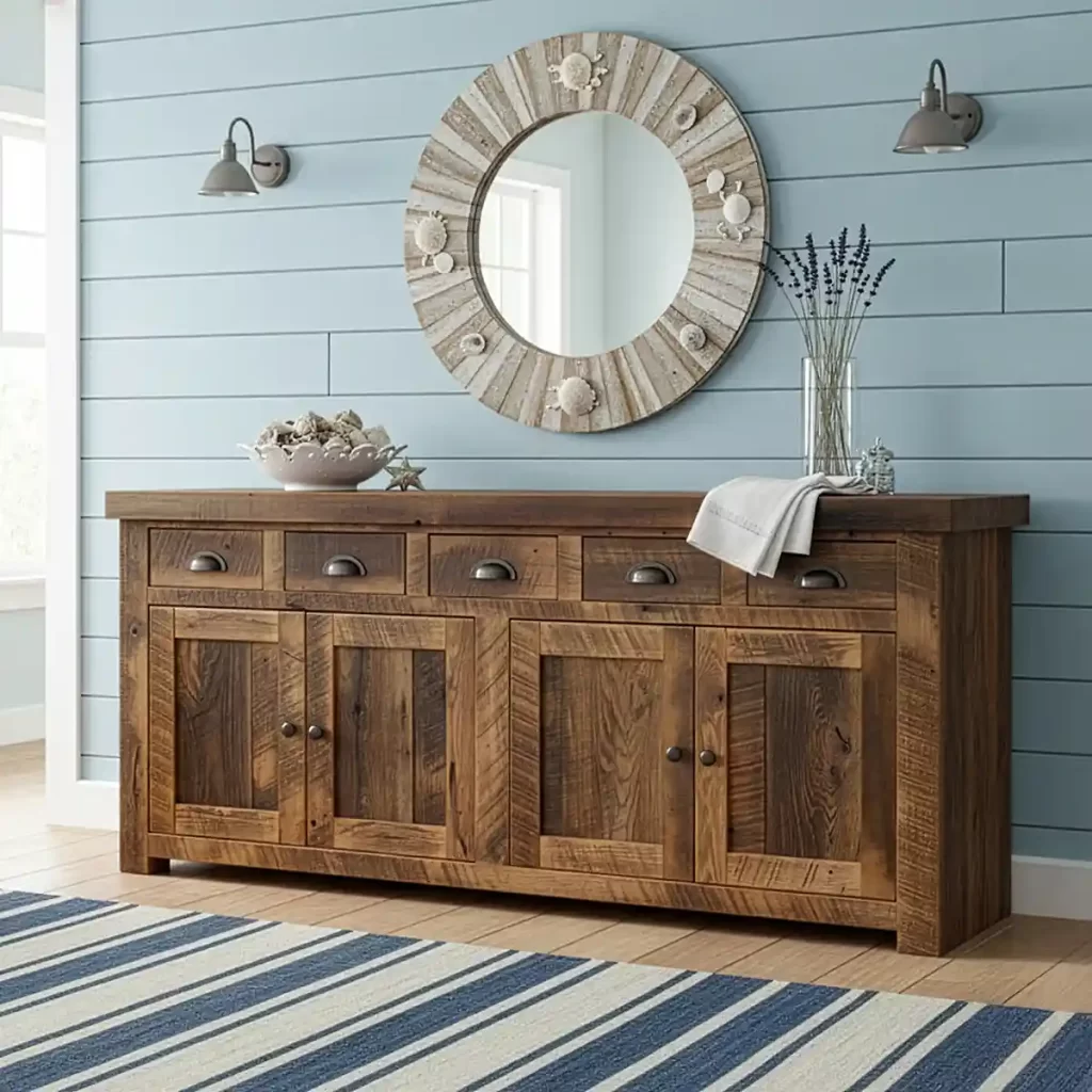 barnwood buffet