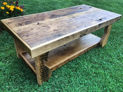 Reclaimed Barnwood Coffee Table 4' Width