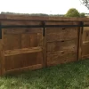 Reclaimed Barnwood Barn Door TV Console 8' Width - Image 7