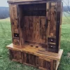 Reclaimed Chestnut Hall Tree 5' Width, 6' Height