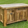 Barnwood Kitchen Island 6' Width