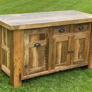 Barnwood Kitchen Island 6' Width