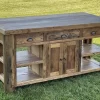 Barnwood Kitchen Island 6' Width