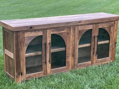 Reclaimed Barnwood TV Console