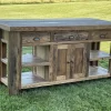 Barnwood Kitchen Island 6' Width - Image 3