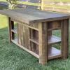 Barnwood Kitchen Island 6' Width - Image 5