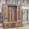 Reclaimed Chestnut Hall Tree 5' Width, 6' Height - Image 8