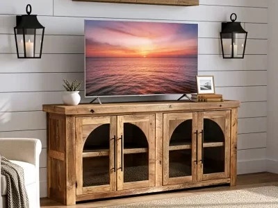 Reclaimed Barnwood TV Console