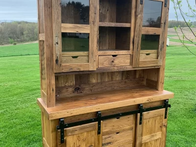 Reclaimed Barnwood Hutch