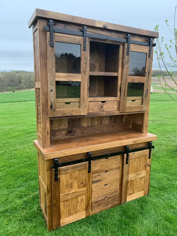 Reclaimed Barnwood Hutch