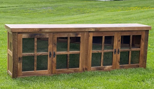 Reclaimed Barnwood Console - Image 3