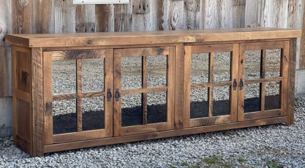 Reclaimed Barnwood Console