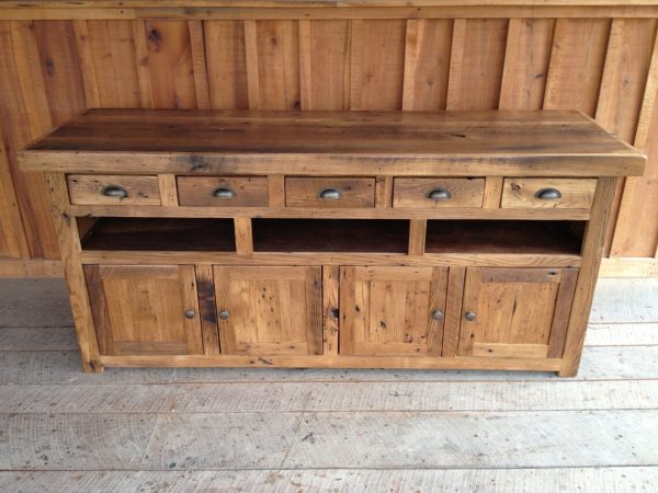 Reclaimed Barnwood Console - Image 2