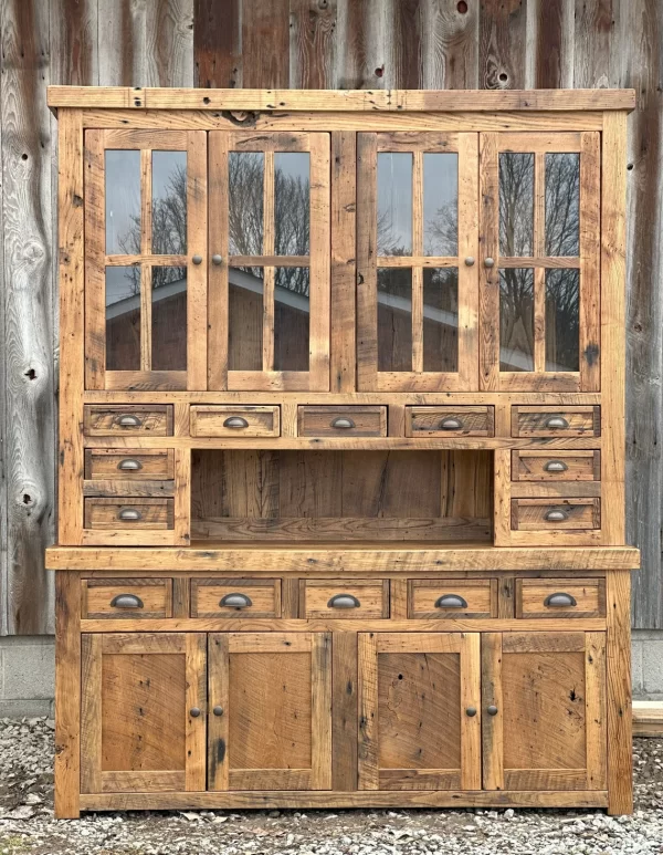 Reclaimed Barnwood Hutch - Image 2