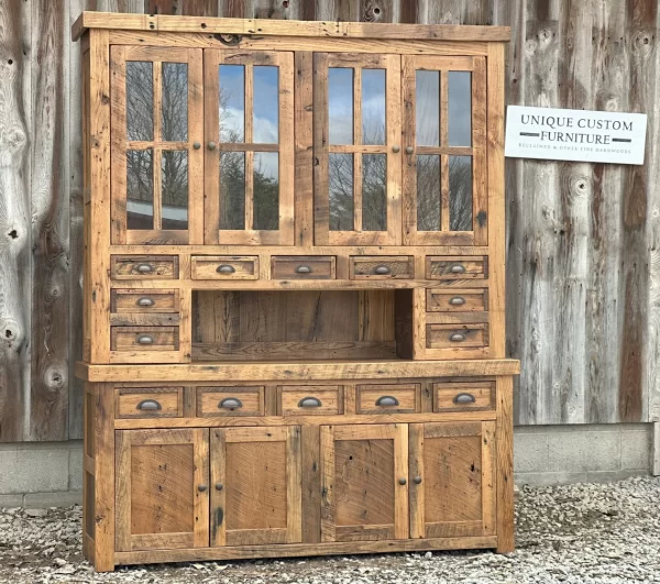 Reclaimed Barnwood Hutch - Image 3