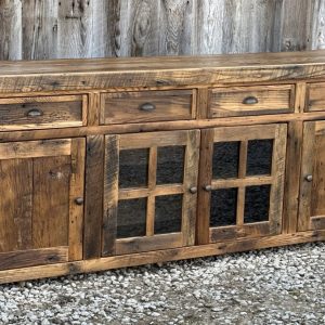 Reclaimed Barnwood Console