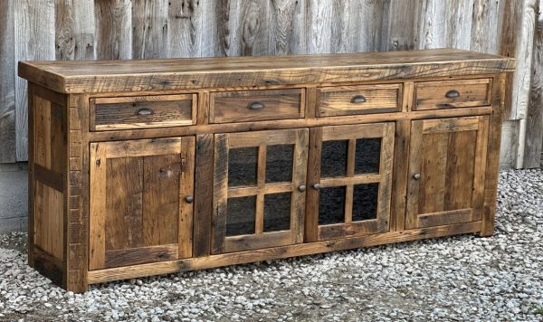 Reclaimed Barnwood Console