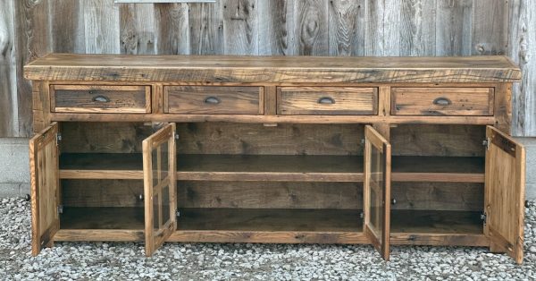 Reclaimed Barnwood Console - Image 3