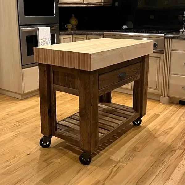 barnwood kitchen island