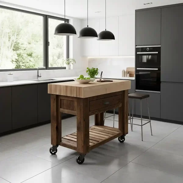 barnwood kitchen island