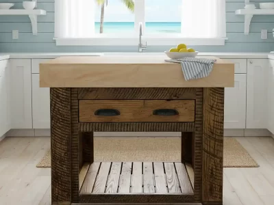 barnwood kitchen island