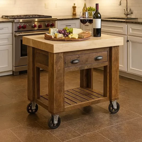 barnwood kitchen island