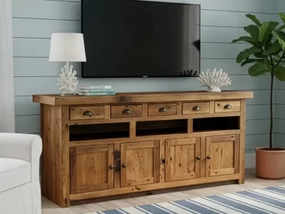 Reclaimed Barnwood TV Stand