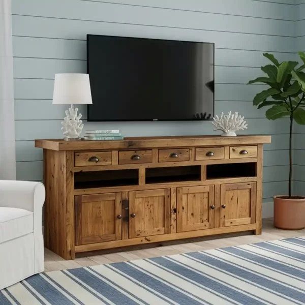 Reclaimed Barnwood TV Stand