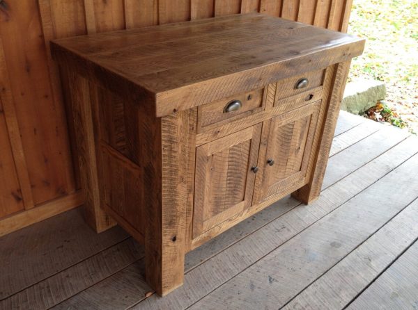Oak Kitchen Island - Image 3