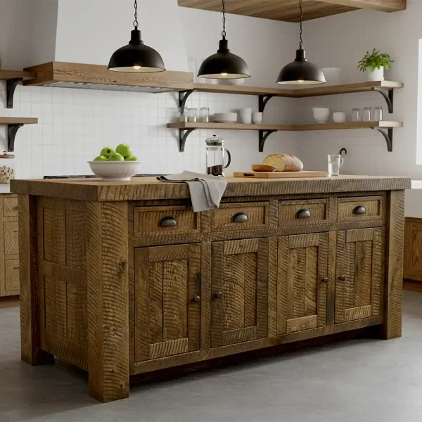 barnwood kitchen island