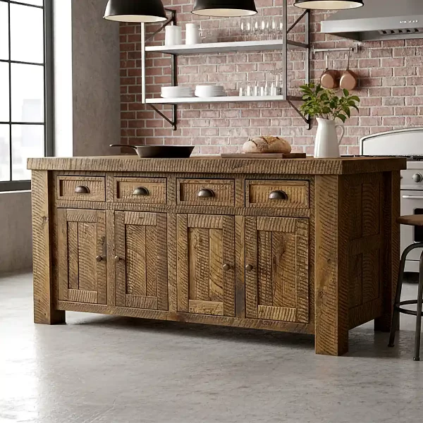 barnwood kitchen island