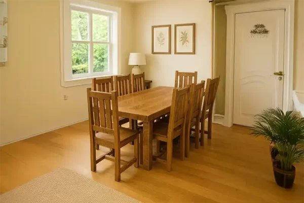 Oak Table Set 8' Length