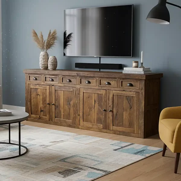 solid oak buffet