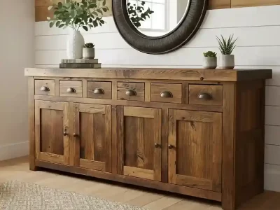 Reclaimed Barnwood Buffet - Ready to Ship