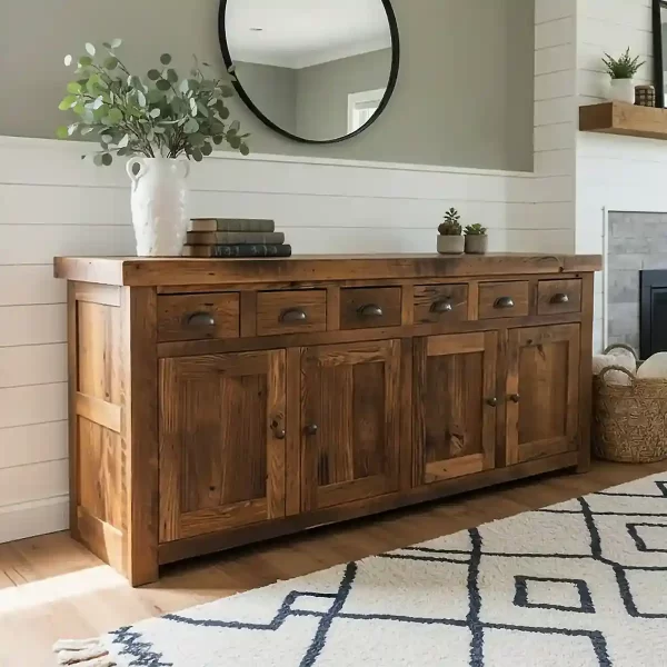 Reclaimed Barnwood Buffet - Ready to Ship - Image 2