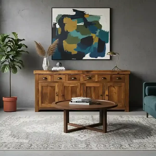 Reclaimed Barnwood Buffet - Ready to Ship - Image 4