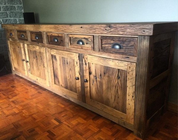 Reclaimed Barnwood Buffet - Image 4