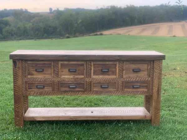 Reclaimed Barnwood Sideboard Table - Image 2