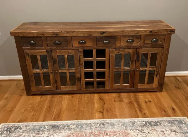 Reclaimed Barnwood Buffet - Image 5