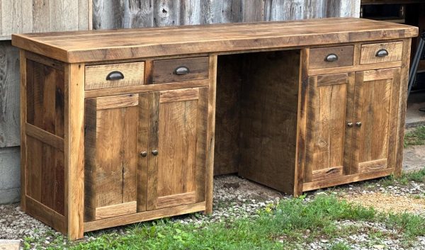 Reclaimed Oak Barnwood Buffet - Image 3