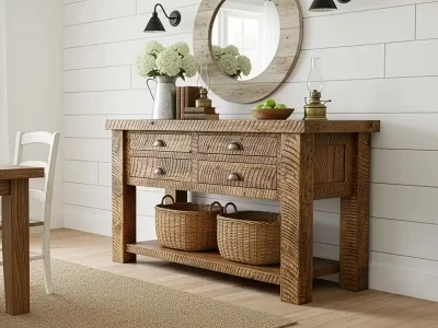 Oak Sideboard Table